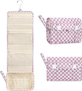 Relavel Hanging Toiletry Bag, Travel Toiletries Bag with Hanging Hook | Water Resistant Makeup Cosmetic Organizer for Full Sized Container, Shampoo, Portable Wash Bag for Essentials - Purple by Relavel