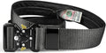 Tactical Belts for Men - Money Belt for Travel for Man Hidden, Belts for Jeans Mens Adjustable edc Belt Mens Belt, Money Belt for Travel for Men Hidden(Black) by Superkred