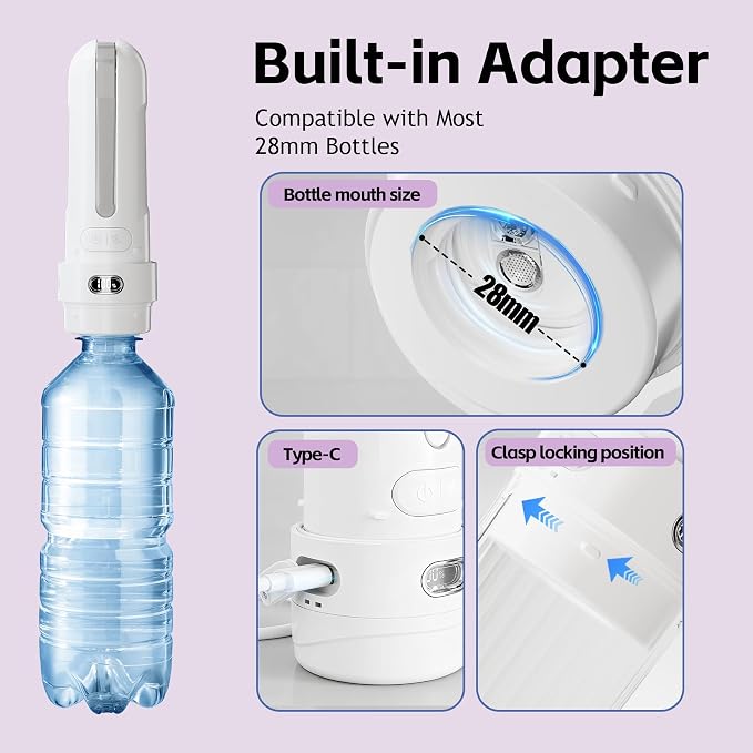 Electric Portable Bidet for Travel, Rechargeable for Women Postpartum, Period & Hygiene - Image 9