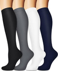 Sooverki Compression Socks for Women and Men Circulation (3/4 Pairs) is Best Support for Running Athletic Cycling Hiking by Sooverki