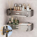 2Pcs Suction Cup Shower Caddy,Upgrade Extra-Strong Suction Shower Shelves with Hooks,No Drilling Waterproof & Rustproof Bathroom Organizers and Storage,Reusable Shower Racks for Shampoo and Toiletries by ONXEBornforqualityNeverWasteYourMoney