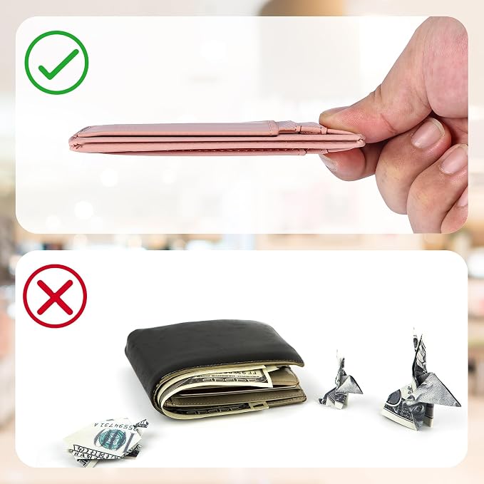 Chelmon Slim Wallet for Men, Minimalist Front Pocket RFID Blocking Credit Card Holder - Image 6