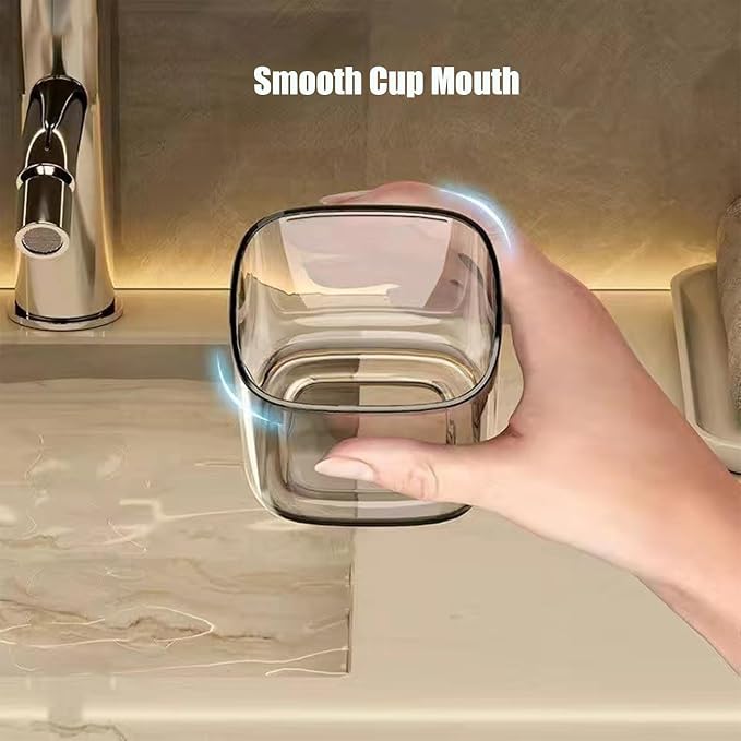 Toothbrush Cup Toothbrush Travel Case, Travel Toothbrush Holder Case with Cover Portable Multifunctional Toothbrush Cover, Suitable for Travel Business Camping Bathroom School or Daily Uses - Image 5