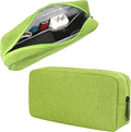 CAAORDKSO Electronics Organizer Case, Cable Organizer Bag Waterproof Electronic Accessories Case Travel Electronic Carrying Bag for Cable, Cord, Charger, Phone, Power Bank, Earphone (Big-Green) by Unknown
