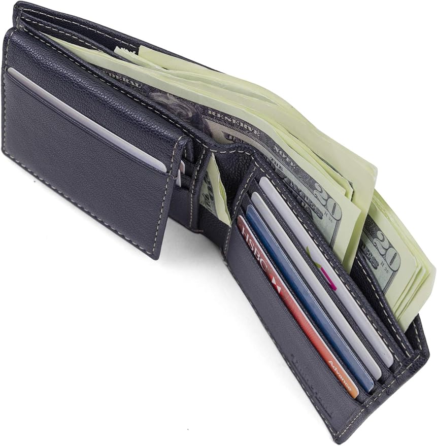 Timberland Men's Genuine Leather Passcase Security RFID Wallet - Image 3