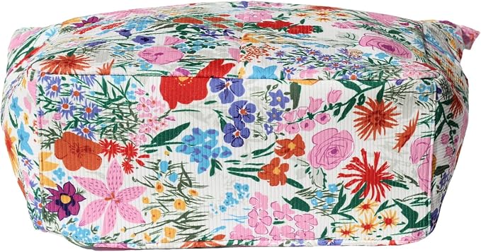 ESVAN Original Floral Tote Bag Large Shoulder Bag with Multi Pockets for Gym Travel Beach Daily Bags - Image 9