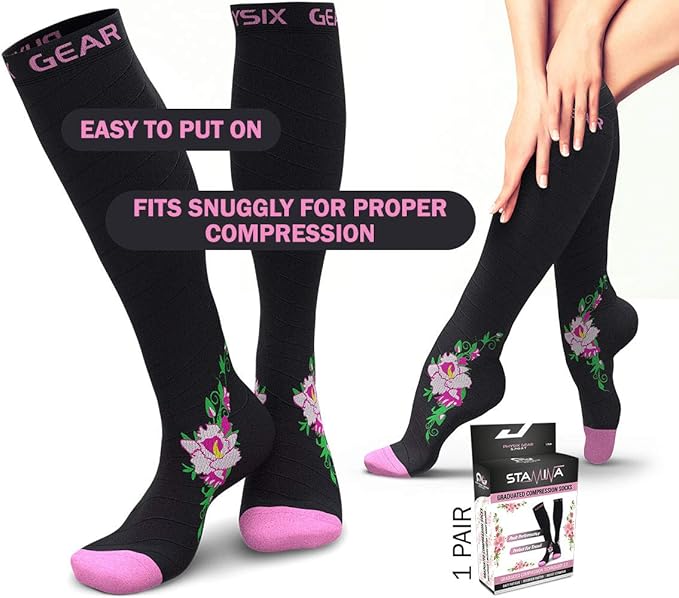 Physix Gear Compression Socks 20-30 mmHg - Men & Women - Running, Nurses, Shin Splints, Flight, Travel - Image 6