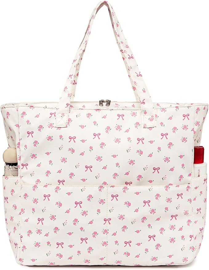 Bluboon Beach Bags for Women, Large Waterproof Tote Bag With Wet Compartment for Pool Weekender Travel Gym by BLUBOON