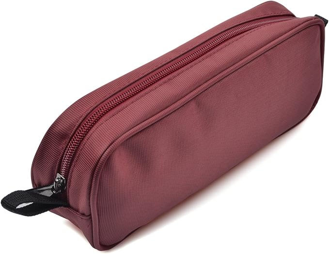 Universal Electronics Accessories Travel Organizer - Zipper Mesh Adapter Case for Laptop, Notebook, Tablet, Power, Mouse, Cord, USB Accessories - Red - Image 5
