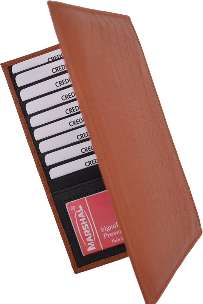 Marshal Bifold Leather RFID Blocking Wallet For Men & Women - Image 5