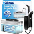 2Clean Portable Electric Travel Bidet, USB Rechargeable for Men & Women | 2.3L water container with adjustable spray for portable hygiene. Ideal for travel, camping, outdoor use, and everyday comfort by DailyHabitsBetterHygiene
