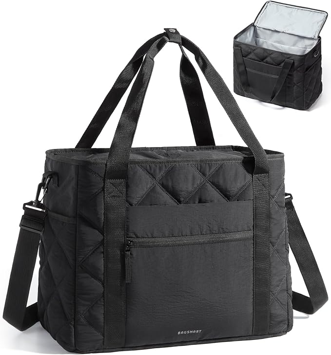 BAGSMART 38L Travel Duffle Bag, Weekender Overnight Hospital Bag | Carry-On Personal Item Large Tote for Women Labor Delivery by BAGSMART