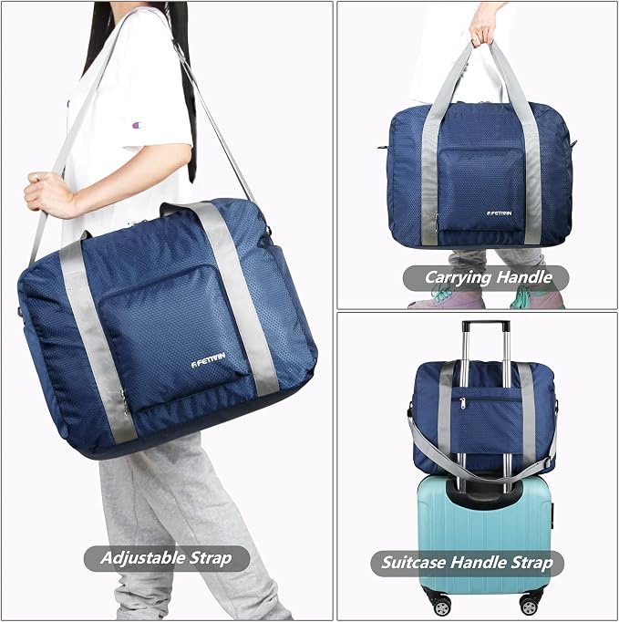 F.FETIVIN Personal item travel bag 18x14x8 for Spirit Airlines Lightweight carry on duffle bag for Gym,Sports,Vacation - Image 4