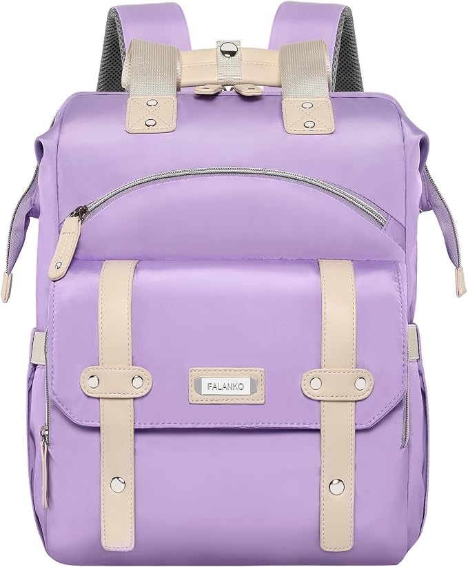 FALANKO Laptop backpack for Women, Computer Backpack Fits 15.6Inch Laptop with RFID Water Resistant Teacher work nurse Doctor - Image 2