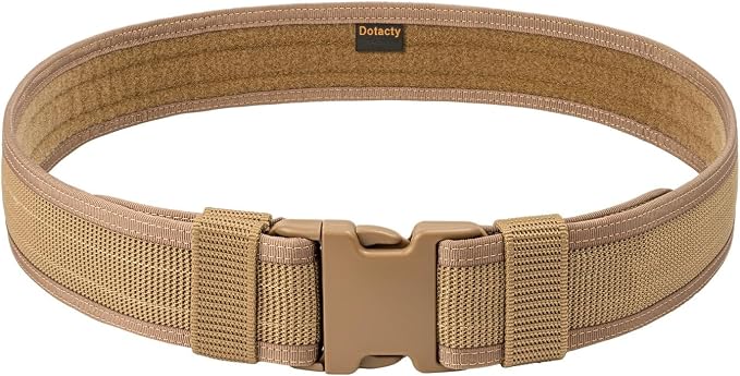 Security EMS EMT Firefighters Work Belt 2" Wide Camping Hiking Utility Tool Belt Airsoft Paintball Gear Holster Belt by Dotacty