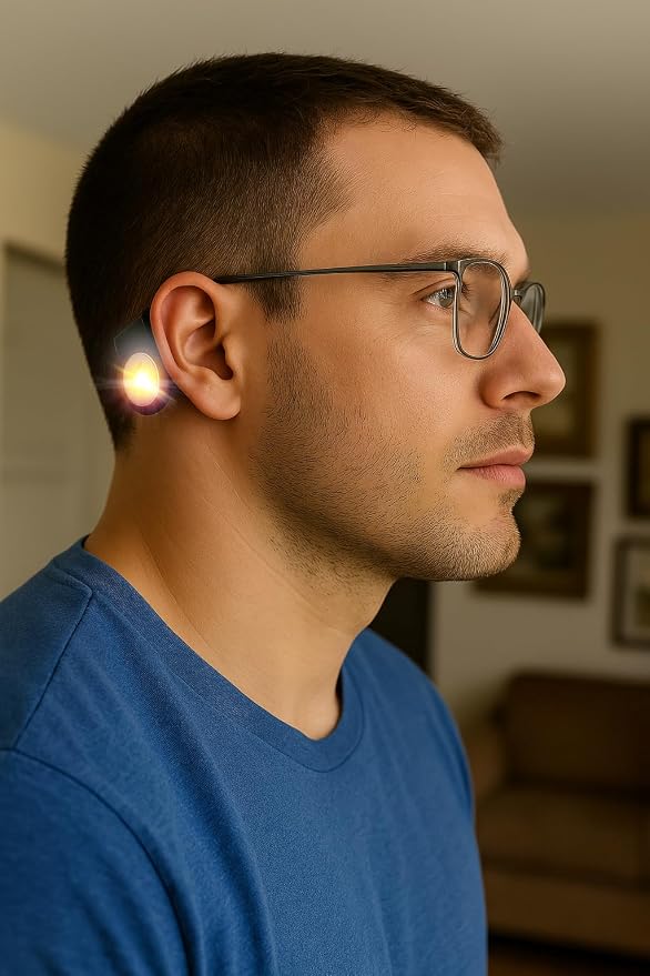 Tracker for Glasses Mount – Compatible with Apple AirTag® | Find My Glasses Tracker Mount for Eyeglasses & Sunglasses | Lightweight Airtag Holder - Image 2