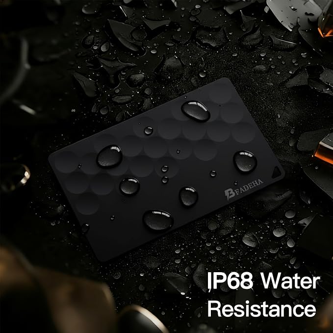 2026 Apple MFi Certified Wallet Tracker Smart Card for Find My iPhone Ultra Thin Air Tracker Tag for Travel, 5 Years+ Staying Power, IP69 Waterproof, Key Finder & Item Locator for Keys, Bags, Passport - Image 5