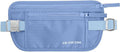 Money Belt for Travel - Hidden Travel Pouch Protect Your Credit and Money With RFID Blocking Passport Holder Waist Wallet (Azure) by ZM-YOUTOO