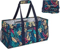 YELAIYEHAO Large Utility Tote Bag, Foldable Collapsible Tote for Storage Pool BeachShopping picnic laundry gym and Luggage by YELAIYEHAO