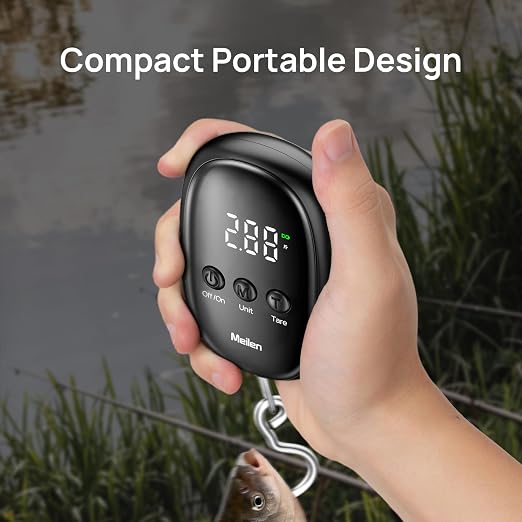 Meilen Luggage Scale，Digital Travel Suitcase Weigh Scale，110lb/50kg | With Portable Hanging, Unit Backlit LED Display, Easy-to-Read Display, Type-C Rechargeable Battery - Image 8