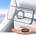 Mini Universal in Flight Airplane Phone Holder, Travel Essentials, Black | Super Compact, Airplane Travel Essentials, Compatible with MagSafe, Upgraded Version with Stronger Hinges by MCCHJoy