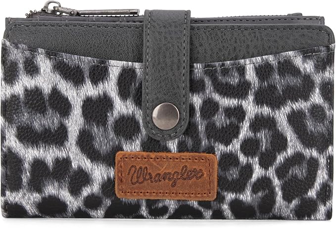 Wrangler Wallet for Women Bifold Card Holder with Zipper and ID Window by Wrangler%C2%AE