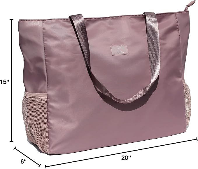 ESVAN LARGE BEACH BAG Water Resistant Lightweight 20 inch Women Oversize Tote Bag for Gym Beach Travel Pool Yoga Nurse - Image 10