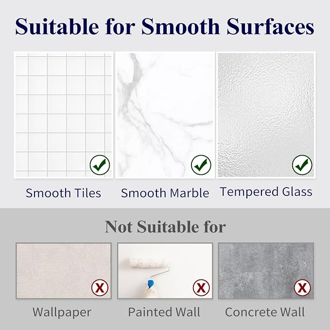 Kitsure Shower Caddy Adhesive, Shower Organizer, XX-Large, Dark Grey | 2 Pack Shower Shelf for Inside Shower, 100% Rustproof Metal Shelves, No-Drill Bathroom Organizers and Storage - Image 7