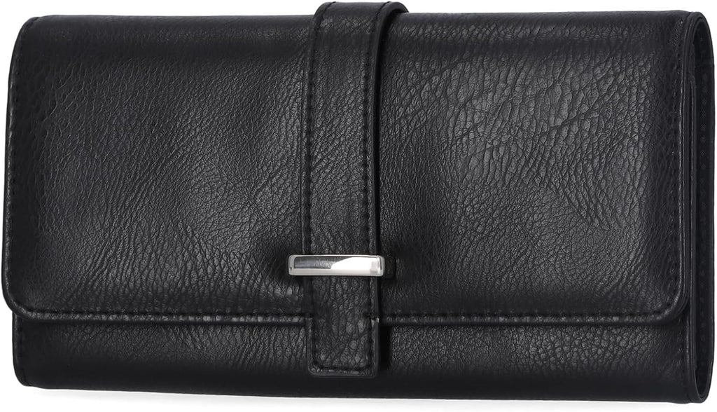 Mundi File Master Womens RFID Blocking Wallet Clutch Organizer With Change Pocket by MUNDI