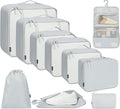 BAGAIL 6 Set/8 Set/10 Set Packing Cubes Various Sizes Packing Organizer for Travel Accessories Luggage Carry On Suitcase by BAGAIL