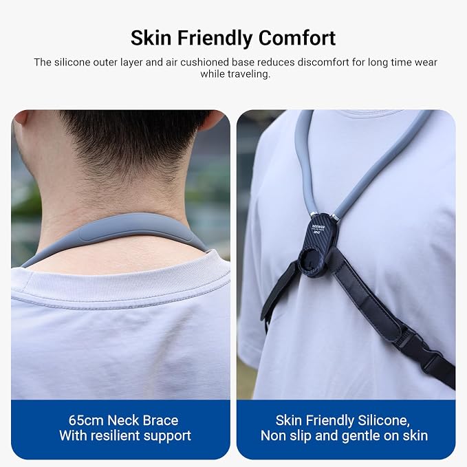 NEEWER Magnetic Phone Neck Holder, Quick Release Cell Phone Chest Mount Stand Adjustable Compatible with MagSafe iPhone Samsung Android, Accessories Kit for POV Vlogging Selfies Video Recording, GP47 - Image 6