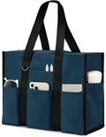 Becokan Large Tote Bag for Women Waterproof with 12 Pockets Top Zipper Closure Utility Teacher Nurse Bags for Work School by BecokanBeachBagSpecialist
