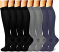 CHARMKING Compression Socks for Women & Men Circulation (8 Pairs) 15-20 mmHg Best Calf Socks Support for Athletic Cycling by CHARMKING