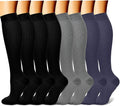 CHARMKING Compression Socks for Women & Men Circulation (8 Pairs) 15-20 mmHg Best Calf Socks Support for Athletic Cycling by CHARMKING