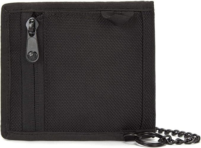 Pacsafe Rfidsafe Z100 Rfid Blocking Bi-fold Black Travel Wallet, Black - Image 2