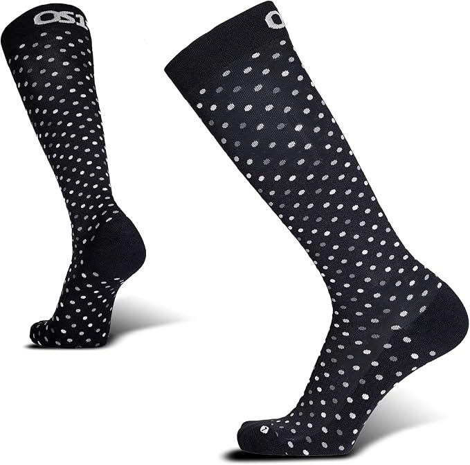 Wellness Compression Socks for circulation, swelling, deep vein thrombosis and calf cramps | 15-20mmHg by OS1st