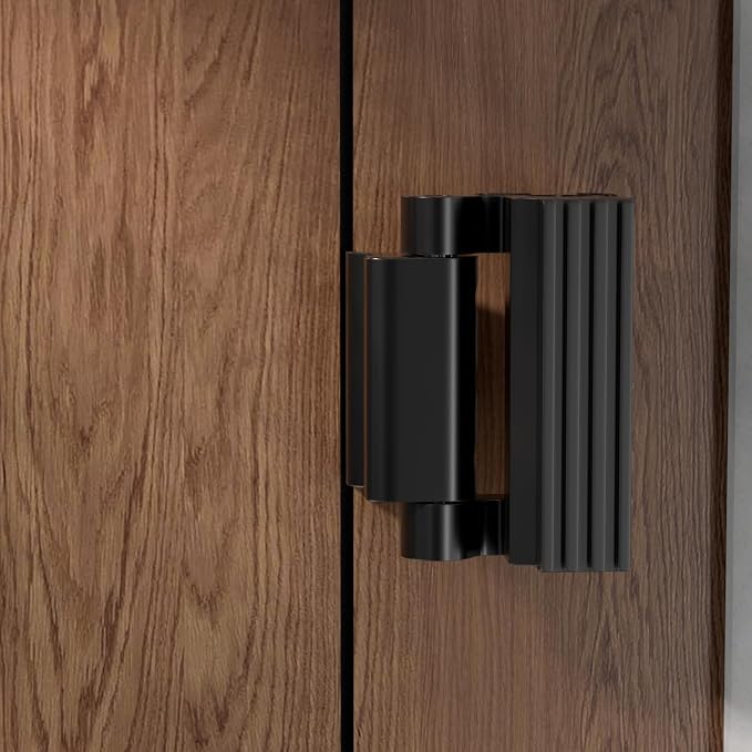 Black Adjustable Home Security Door Reinforcement Lock | Child proof Safety Door Latches,Security Device for Enhanced Safety,for Home,Hotels,Apartments Prevents Unauthorized Entry - Image 4