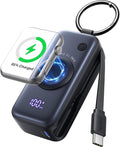 INIU 20W SnapGo Portable Charger, 5000mAh Mini Power Bank for Apple Watch | 20W Fast Charging, Travel Keychain, Built-in USB-C Cable, Flight-Safe, Battery Pack for Apple Watch, iPhone 17 etc by INIU