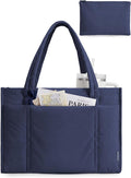 BAGSMART Tote Bag for Women, Puffy Work Tote Bag with Zipper, Quilted Large Teacher Bag for Work, Travel by BAGSMART