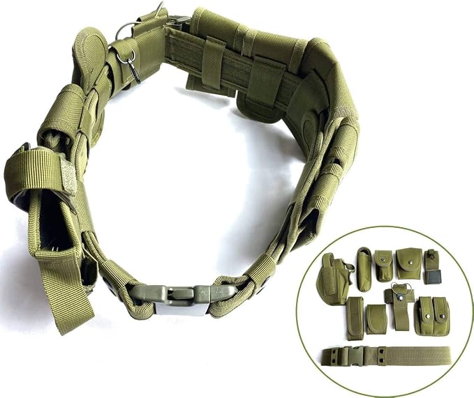 Police Security Duty Belt Modular Equipment Law Enforcement Hunting Game Versatile Utility Adjustable - Image 4