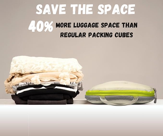Compression Packing Cubes Set, Suitcase and Backpack Travel Organizer Bags | Ultralight and breatheable material - Image 2