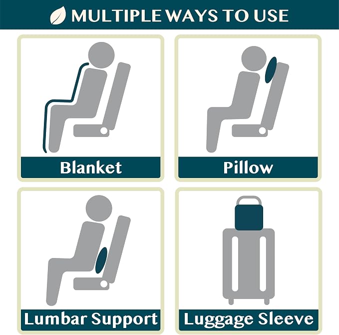 PAVILIA Travel Blanket Airplane Compact with Bag Lightweight, Gray | Soft Fleece Plane Long Flights, Camping Road Trips, Packable Traveler Gift Essentials with Luggage Backpack Strap, 65x40 - Image 9