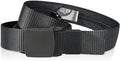 Security Money Belt with Hidden Money Pocket - Nylon Tactical Belt for Men & Women with Nonmetalic Buckle - Security Money Belt for Valuables, Cash, Passport - Cashsafe Anti-Theft Wallet Size Medium by SecretStash