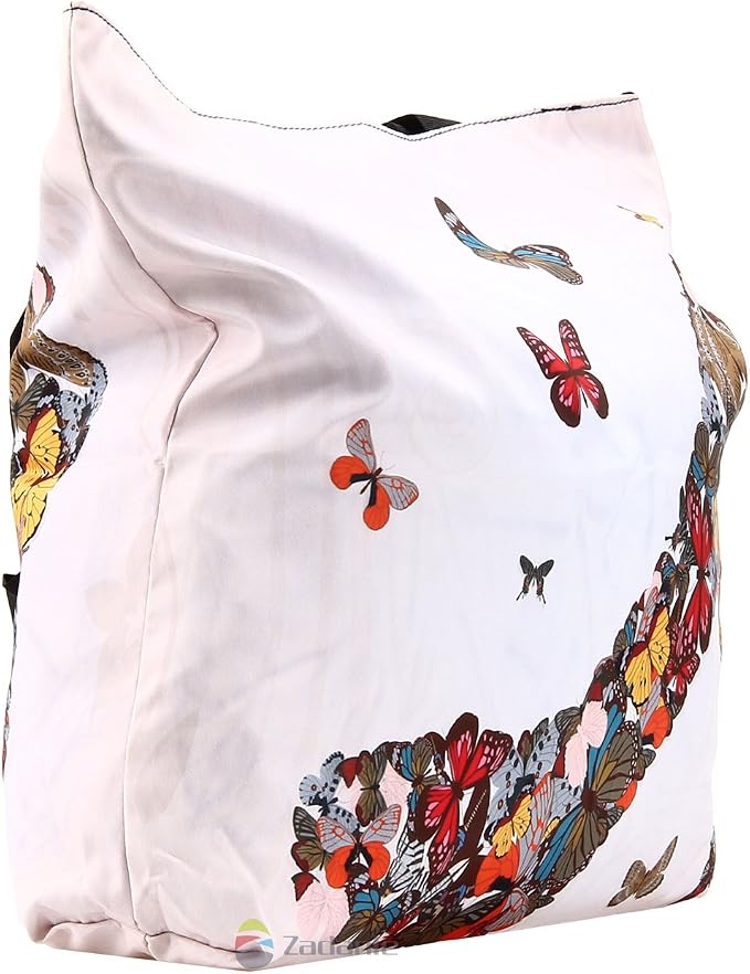 Beach Tote Bags Travel Totes Bag Shopping Zippered Tote for Women Foldable Waterproof Overnight Handbag - Image 4