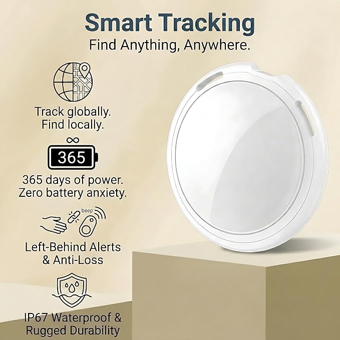 2 Pack GPS Tracker for Vehicles for Apple Find My Car Locator Tag iOS Only | Mini Real-Time Hidden Car Tracker Tag Undetectable Tracking Device for Car Global Coverage No Monthly Fee or SIM Required - Image 2