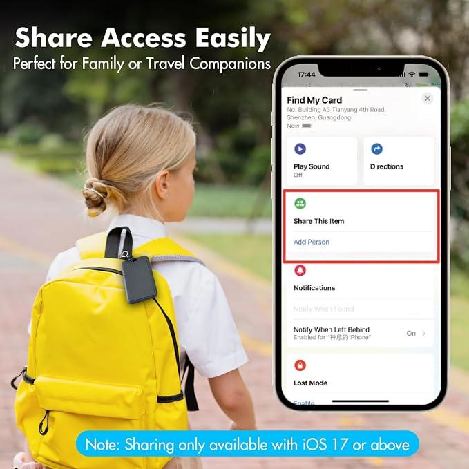 Hidden Luggage Tracker for iPhone, Apple Find My Luggage Tag | Wireless Rechargeable Suitcase Tracker & Luggage Locator, Waterproof Travel Tag for Checked Bags and Backpacks - Image 6