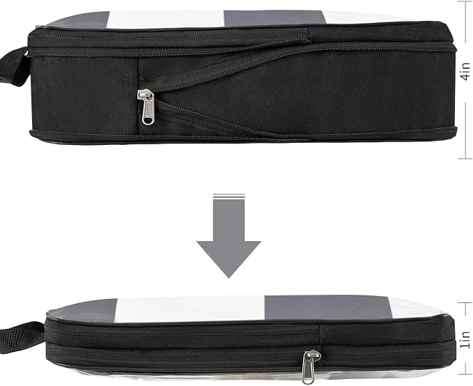 BAGAIL Transparent Compression Packing Cubes, Clear and Visible Travel Packing Organizer for backpack and suitcase - Image 5