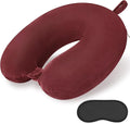 Travel Neck Pillow Memory Foam U Shape Neck Pillow for Travel Pillow Comfortable Head Neck Support Airplane Pillow for Traveling Car Home Office Travel Neck Flight Pillow by Gosider