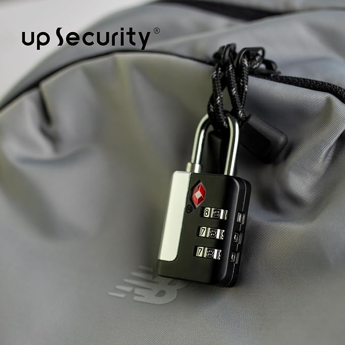 Luggage Locks TSA Approved, Combination Padlock for Locker, Small Combo Padlock, TSA Locks for Luggage, Gym Locker, Suitcase, Gun Case, Storage Box, Outdoor Fence, Backpack, Bag Zipper - Image 2