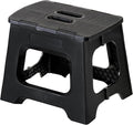 Vigar Compact Step Stool Foldable, 10-1/2-inch Step Stools for Adults up to 330 Pound, Lightweight Stool, Non-Slip Folding Step Stool, Black | For Adults, Up to 330 Pound, Lightweight Stool, Folding Design, Compact Size, Stable Surface, Easy to Store by VIGAR